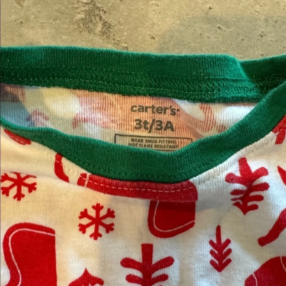 Carter's Sleigh and Reindeer Pajama Set